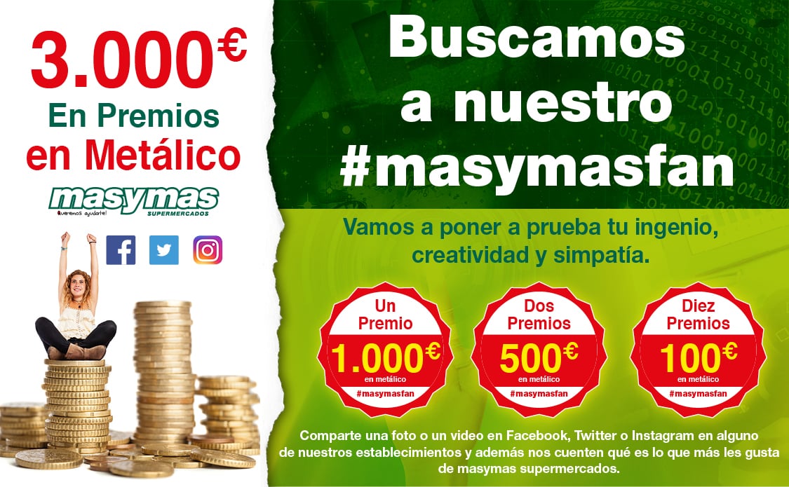 Ganadores del concurso #masymasfan