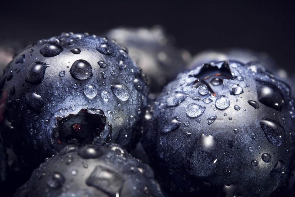Arándanos azules: amplio surtido de frutas