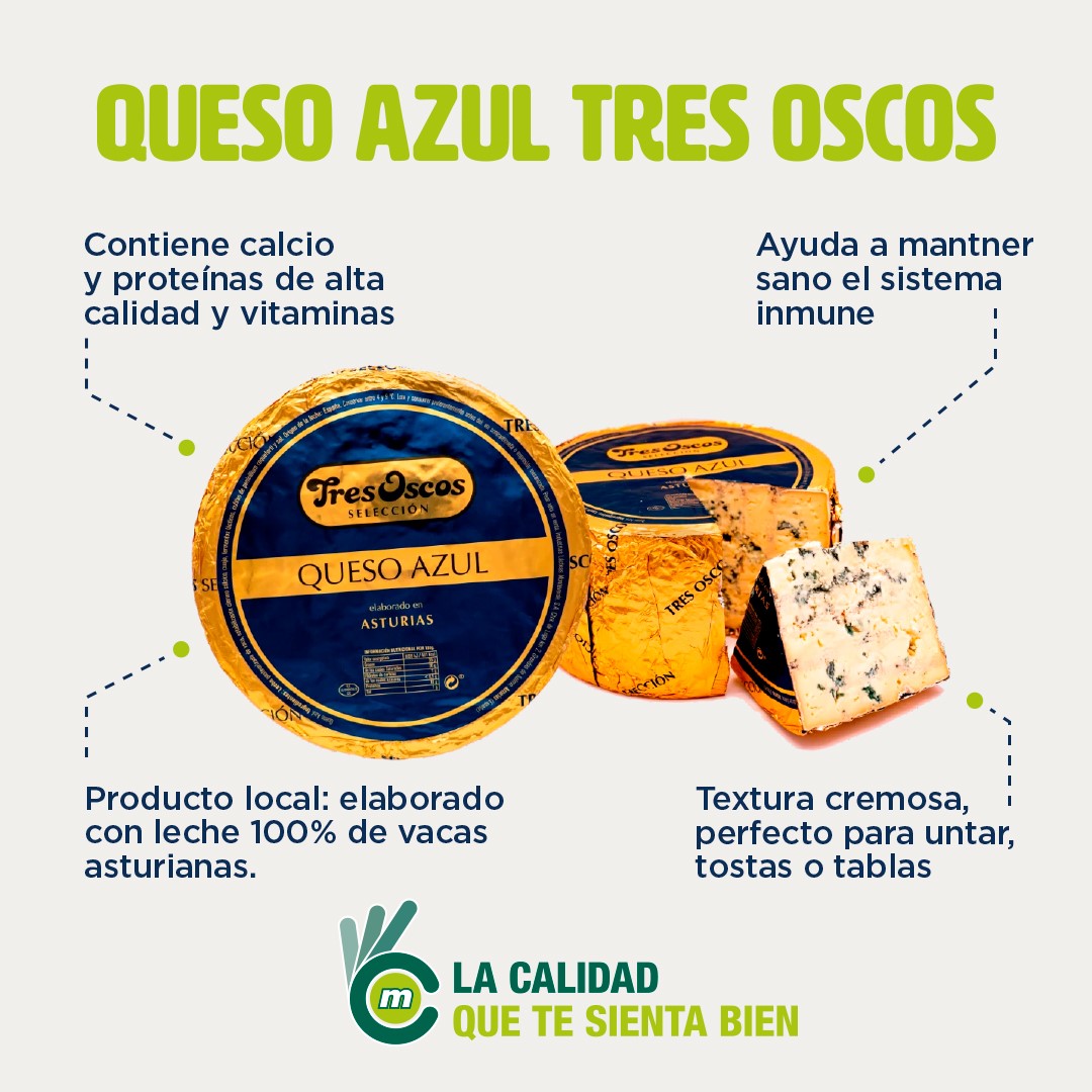 queso azul tres oscos
