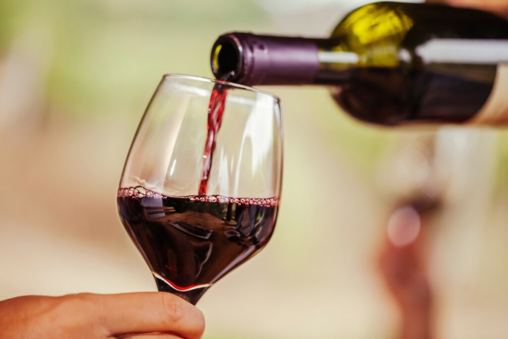 vino tinto y gastronomia