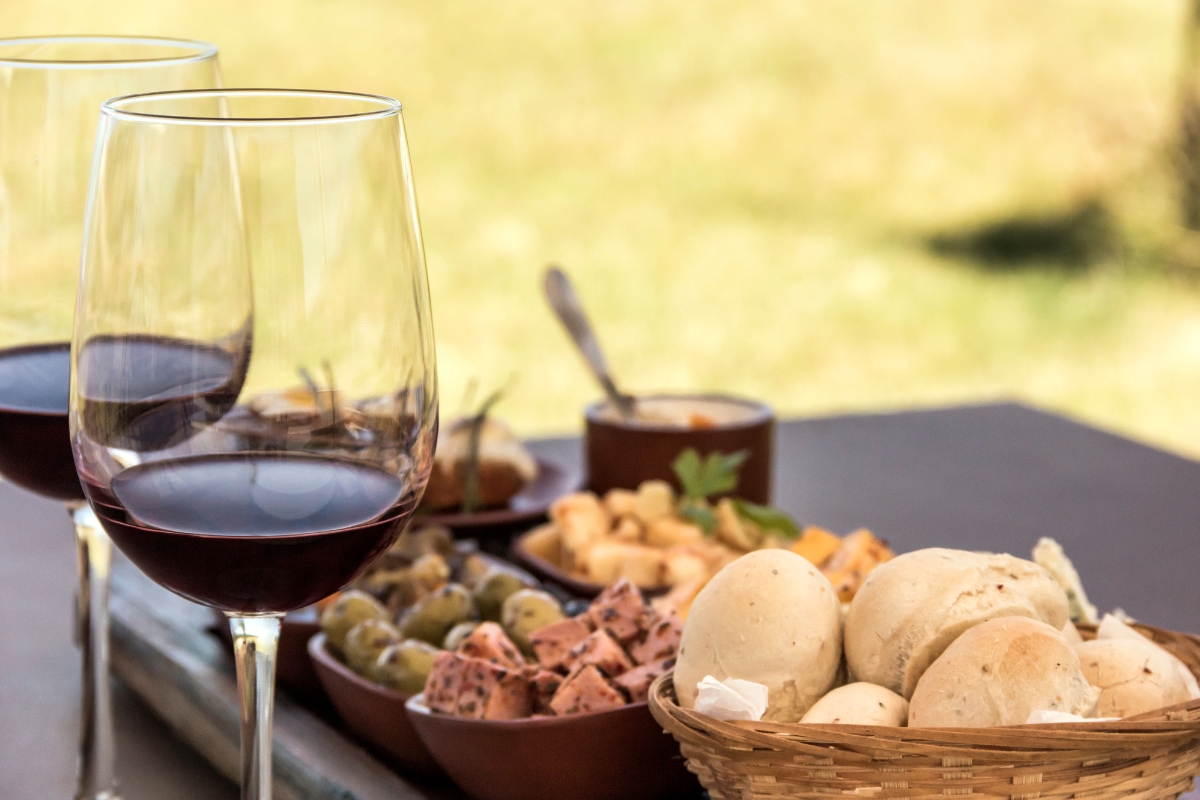 vino tinto y gastronomia