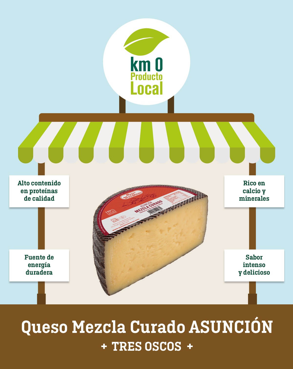 queso mezcla curado asuncion