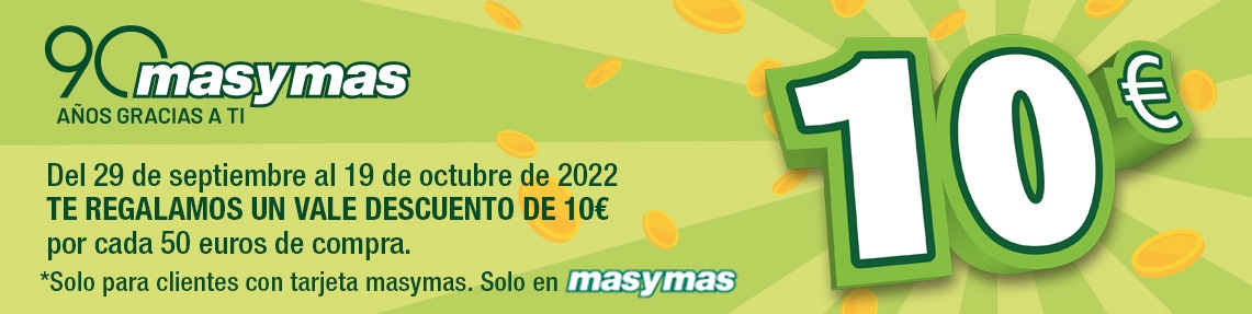 Aniversario 2022 - Promoción 10 euros de descuento